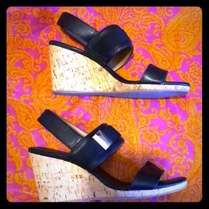 Calvin Klein “Brandie” Wedge Sandals